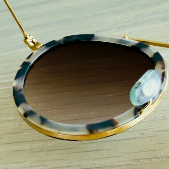 New KREWE Conti Matte Oyster 24K Sunglasses - Picture 11 of 15